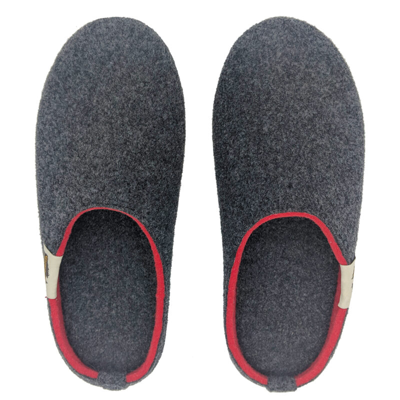 Winter-Outback Slippers-Red Charcoal