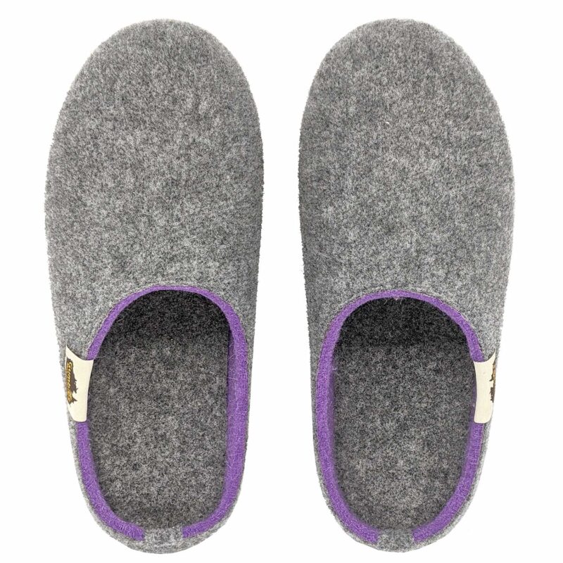 Winter-Outback Slippers-Grey Purple