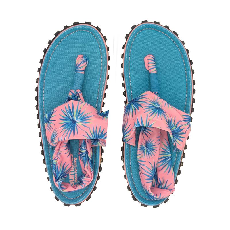 Slingback-Neon Palm